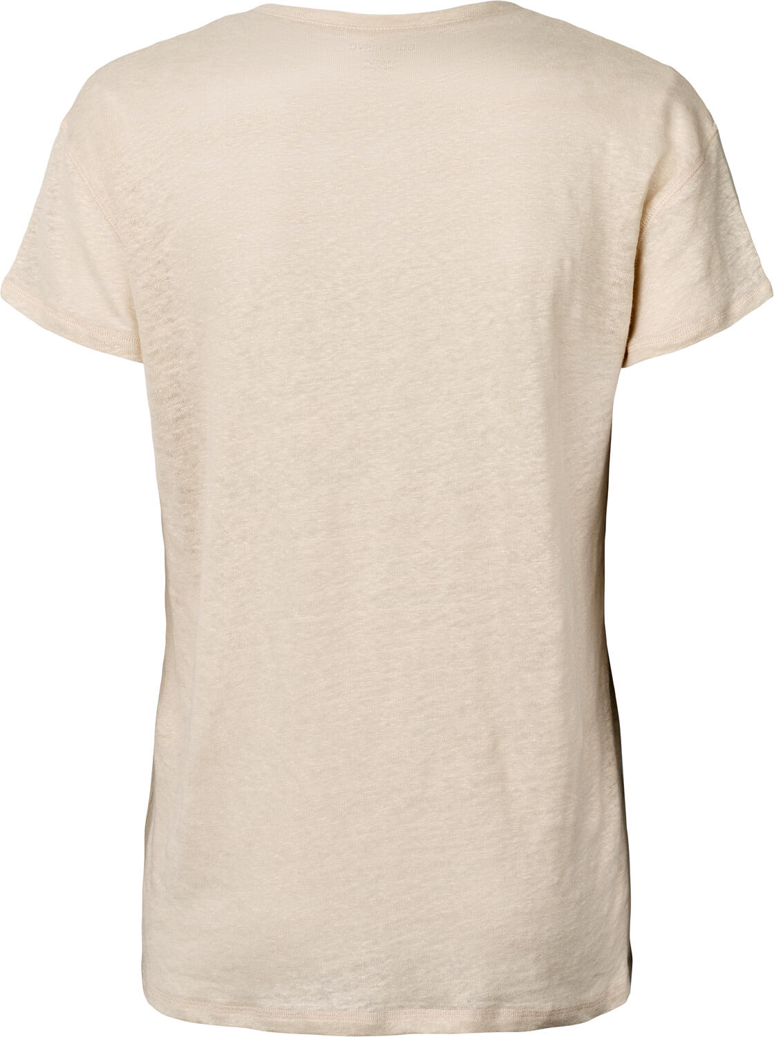 Simone S/S hør t-Shirt - Ancient Grey